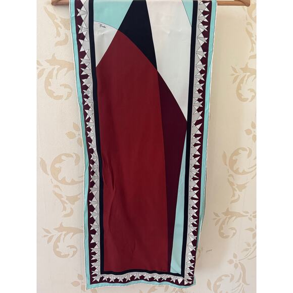 Italy Emilio Pucci Firenze Vintage Beautiful 100% Silk Scarf - Picture 2 of 4